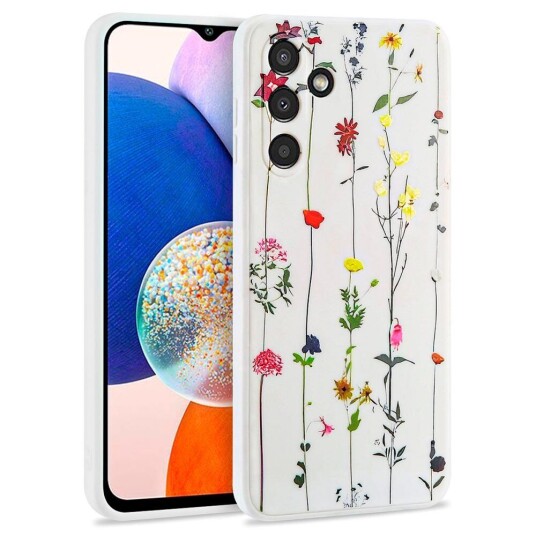 Tech-Protect Samsung Galaxy A14 (5G) Tech-Protect Fleksibelt Plast Deksel - Garden White