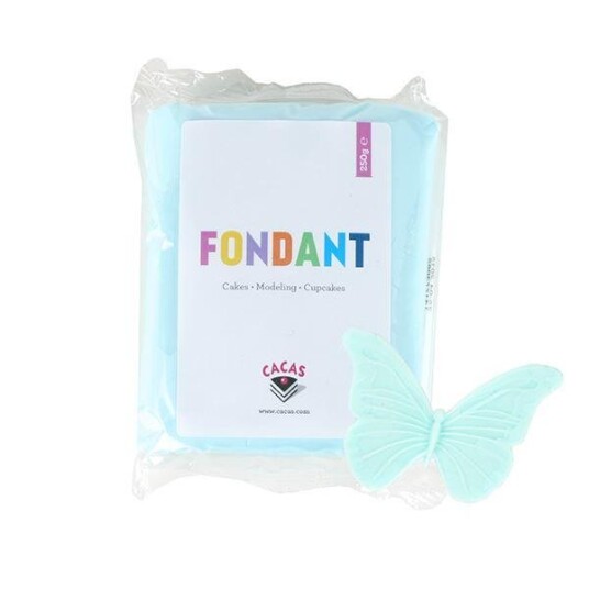 Cacas - Fondant 250g babyblå Cacas - Fondant 250g babyblå