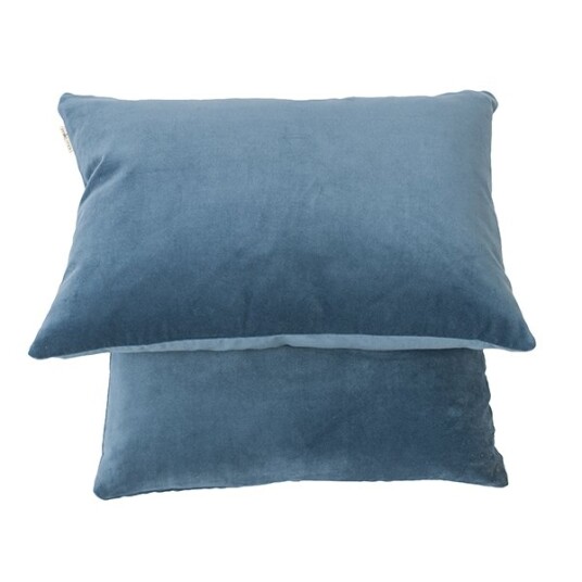 Other Brand Putetrekk Velvet Matt Polar blue 50x50 cm