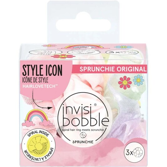 Invisibobble Sprunchie Trio Retro Dreamin' Macaron Hårstrikker