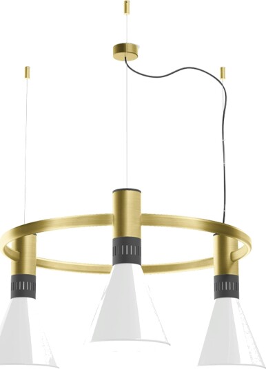 Cono Pendel Ø78 Satin Gold
