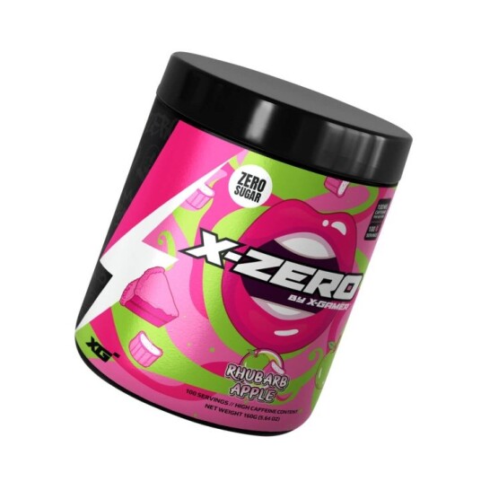 X-GAMER Energidrikkpulver X-Zero 160 gram Rhubarb Apple X-GAMER Energidrikkpulver X-Zero 160 gram Rhubarb Apple