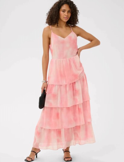 Kaffe Kalorinda Dress   Pink   38