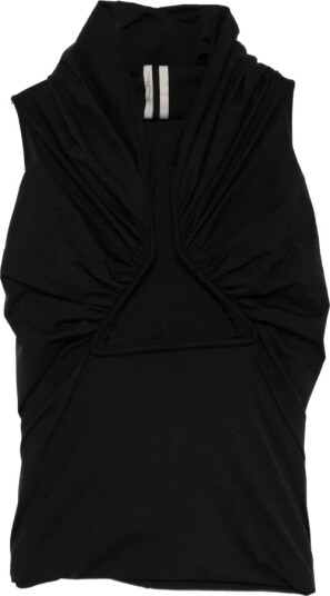 Rick Owens Dame Topper Svart M,