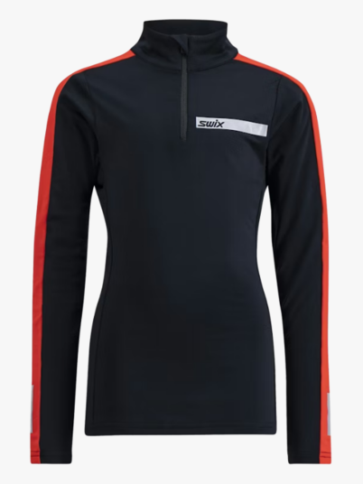 Swix Roadline NTS Half Zip Baselayer Top Junior Sort 116