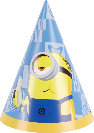 Partydeco Partyhatter Minions 6-pakning CPP35