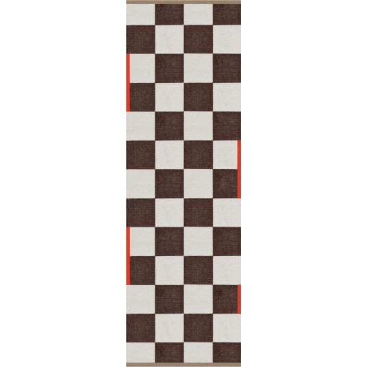 Mette Ditmer Square Plastmatte 77x240 cm Brun