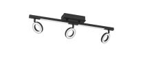 EGLO Cardillio 2 Overflateegnet 3 ampuller LED 3000 K 1200 LM Sort EGLO Cardillio 2 Overflateegnet 3 ampuller LED 3000 K 1200 LM Sort