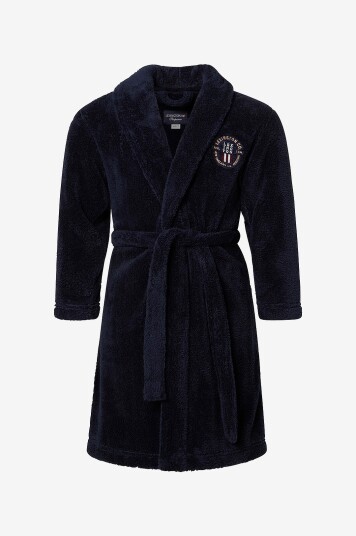 Lexington   Morgenkåpe Fleece Kids   Blå