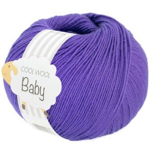 Lana Grossa Cool Wool baby Garn 317 Violet Lana Grossa Cool Wool baby Garn 317 Violet