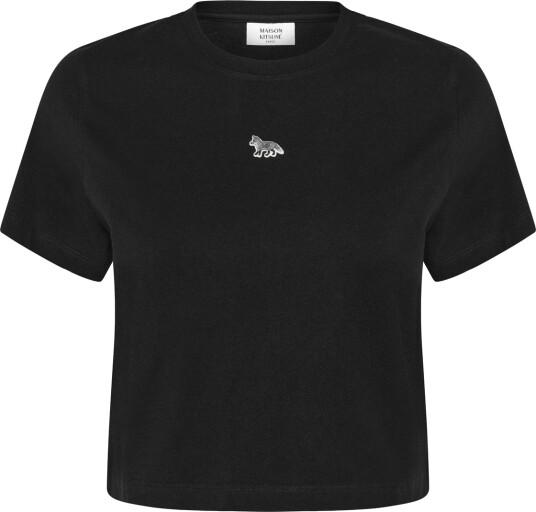 Maison Kitsune Baby Fox Patch Baby Tee Shirt Black S