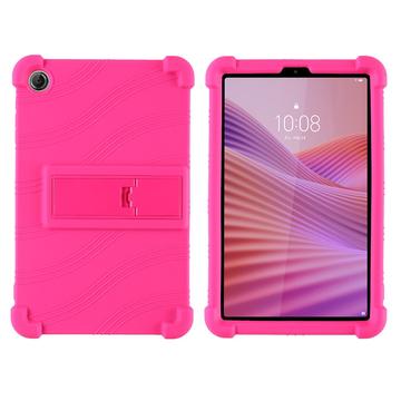 Lenovo Tab K9 Silikonetui med kickstand Varm Rosa
