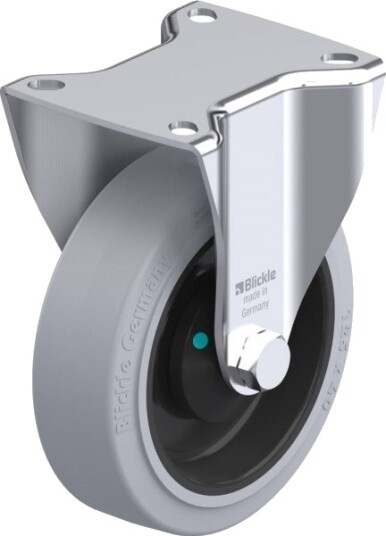 Blickle 740877 Bk-Poev 125Kad-1-Sg Fast Hjul 125 Mm, Maks. 250 Kg, 1 Stk