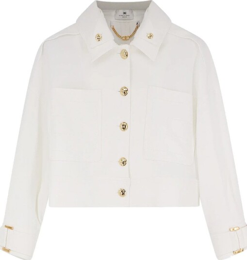 Elisabetta Franchi Dame Jakker Beige S,