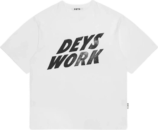 DEYS Moreno Print T Shirt   WHITE   L