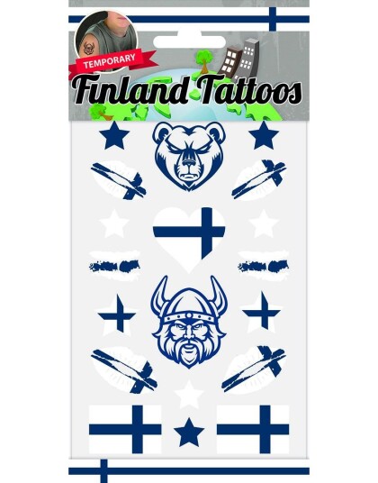 Finland   Midlertidige Tatoveringer