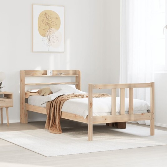  Sengeramme med hodegavl 90x190 cm heltre furu