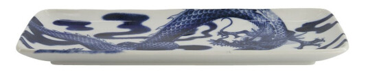 Tokyo Design Studio Japonism dragon tallerken 28,5x14 cm blue Tokyo Design Studio Japonism dragon tallerken 28,5x14 cm blue