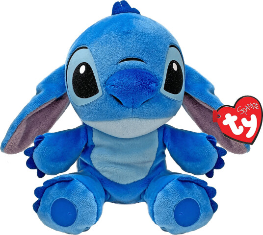TY Stitch - Floppy Reg - Blue - 15.5 CM
