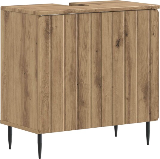 vidaXL Baderomsvaskeskap ZWOLLE Artisan eik 59,5 x 31,5 x 59 cm