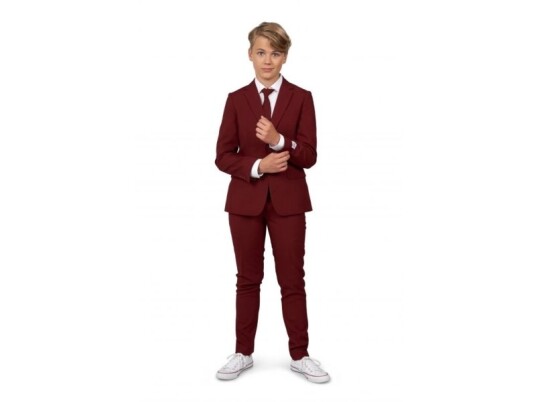 Boland Traciks Vinrødt Jakkesæt, Teen - Opposuits Blazing Burgundy OSTB-1011-176 Boland Traciks Vinrødt Jakkesæt, Teen - Opposuits Blazing Burgundy OSTB-1011-176