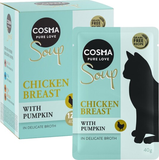 Cosma Soup Kyllingbryst Med Gresskar 48 X 40 G Cosma Soup Kyllingbryst Med Gresskar 48 X 40 G