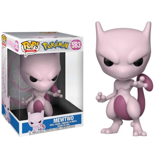 Funko POP! Pokémon Mewtwo 25 cm Jumbo Vinyl Figur Funko POP! Pokémon Mewtwo 25 cm Jumbo Vinyl Figur