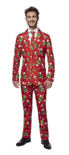 Suitmeister Christmas Stars Red Suitmeister Christmas Stars Red
