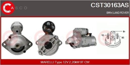 Starter CASCO CST30163AS Starter CASCO CST30163AS
