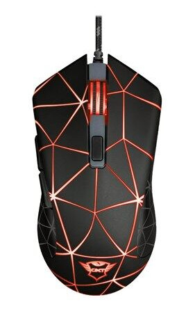 Trust GXT 133 Locx Gamingmus med 4000 DPI Optisk Sensor - Kablet Svart
