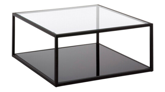 Kave Home GREENHILL sofabord 80x80 cm Transparent 1529640-01-0 1529683-01-0