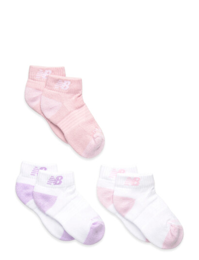 New Balance Youth Active Low Cut Socks 3 Pack Pink S New Balance Youth Active Low Cut Socks 3 Pack Pink S