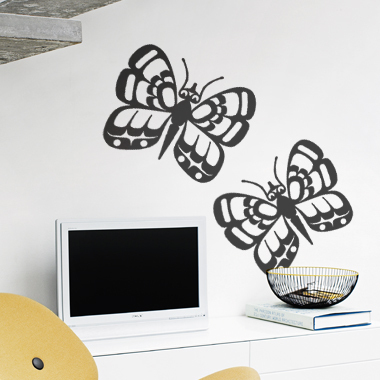 Buthaflyz wallsticker av Alan Smithee, 60x60 cm
