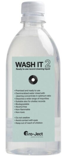 Project Wash It 2 500ml Rensevæske til vinylplater Project Wash It 2 500ml Rensevæske til vinylplater