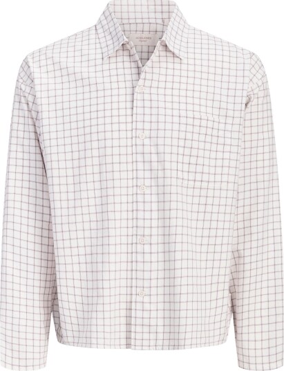 Jack & Jones Joraustin Clean Check Shirt Ls Sn SNOW WHITE S