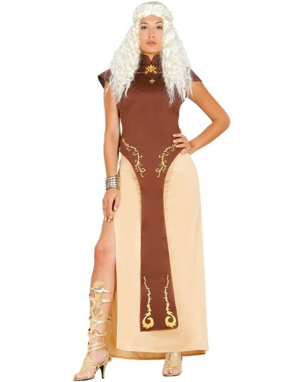 Game of Thrones Inspirert Khaleesi Daenerys Targaryen Kostyme Strl L Game of Thrones Inspirert Khaleesi Daenerys Targaryen Kostyme Strl L