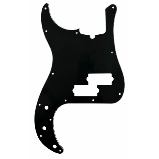D'Andrea P-Bass 3-Ply Pickguard Left Svart/Hvit/Svart
