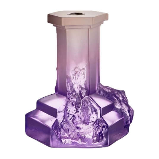 Kosta Boda Rocky Baroque Lysestake 17,5 cm Lilla Kosta Boda Rocky Baroque Lysestake 17,5 cm Lilla
