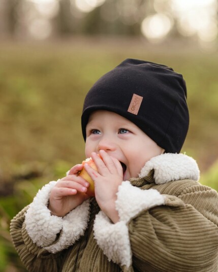 Oican Wear Fleece foret Lue med Hodebeskyttelse Black M