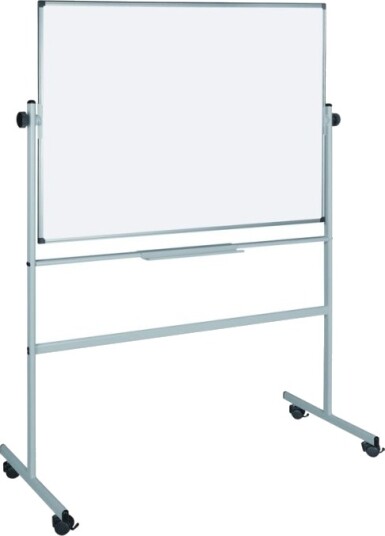 Bi-Office Revolver - Whiteboard - 1200 X 900 Mm - Keramikkstål - Ikke-Magnetisk - Dobbeltsidet - Mobil - Hvit - Aluminiumsramme Bi-Office Revolver - Whiteboard - 1200 X 900 Mm - Keramikkstål - Ikke-Magnetisk - Dobbeltsidet - Mobil - Hvit - Aluminiumsramme