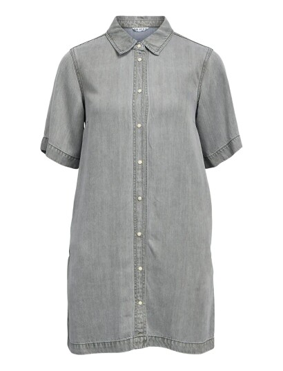 Object Objframe 2/4 Re Denim Dress Noos Grey S Object Objframe 2/4 Re Denim Dress Noos Grey S