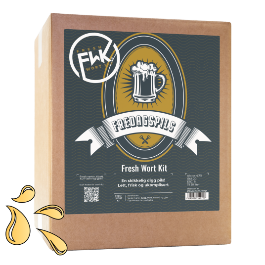Fwk FWK Fredagspils Fresh Wort Kit Ferdig brygget vørter til 20L øl