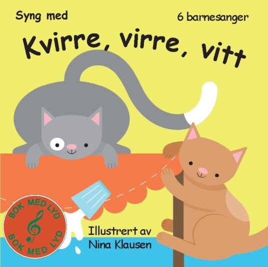 Kvirre, virre, hvitt, bom-bom