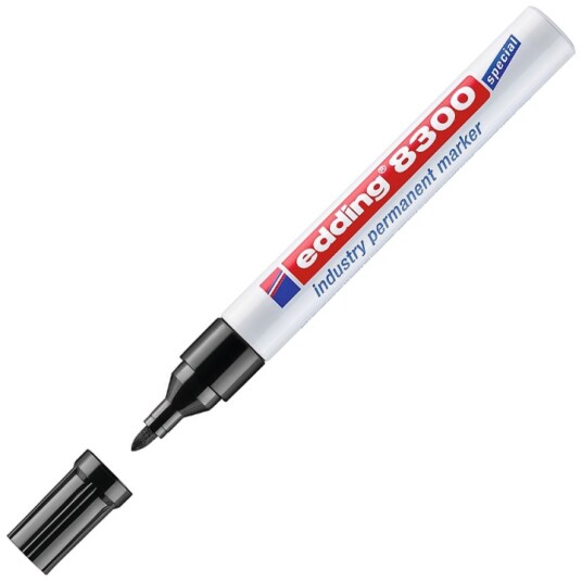 Edding 8300 Industry Permanent Marker Black Edding 8300 Industry Permanent Marker Black