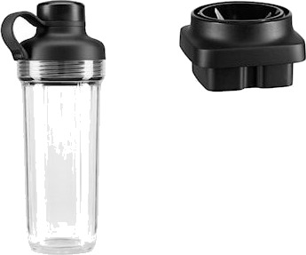 KitchenAid K400 500 ml Blender Tilbehør med Lokk og Kniv, Transparent KitchenAid K400 500 ml Blender Tilbehør med Lokk og Kniv, Transparent