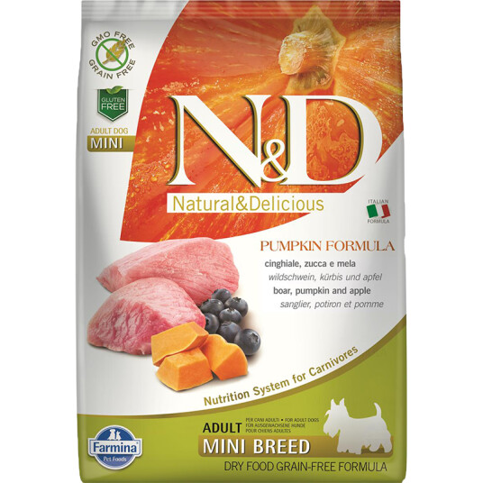 Farmina N&D Prime Wild Boar & Apple Adult Mini 2.5 kg