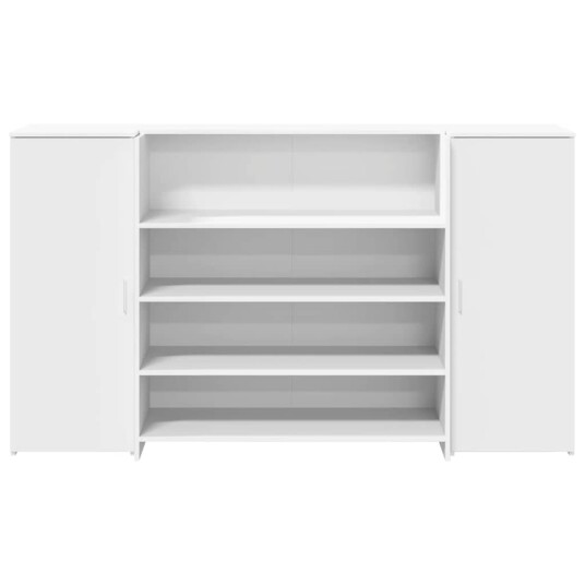 Resepsjonspult hvit 180x50x103,5 cm konstruert tre Resepsjonspult hvit 180x50x103,5 cm konstruert tre