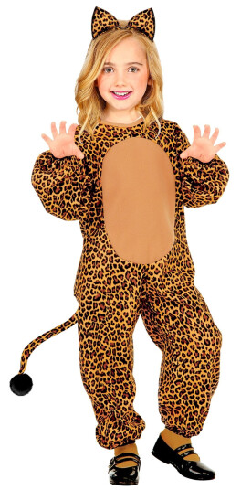 Widmann S.r.l. Leopard Jumpsuit Barn Karnevalskostyme XSmall Widmann S.r.l. Leopard Jumpsuit Barn Karnevalskostyme XSmall