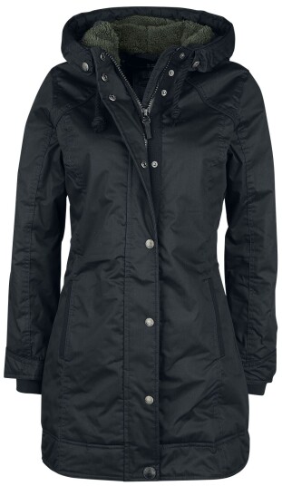 Brandit Vinterjakke - Luca Parka for jenter - XS til XXL - Damer - svart Brandit Vinterjakke - Luca Parka for jenter - XS til XXL - Damer - svart