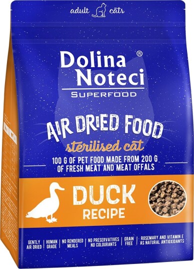 Dolina Noteci Superfood Sterilisert Feline Med And 2 X 1 kg